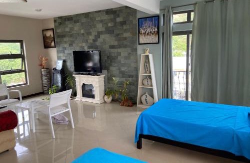 Port Louis Apartment | Cozy MountView Studio with Hot Tub in the Heart of the City