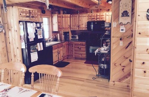 Shapleigh Cabin | Guest Rated 10/10: Mousam Lake Lodge Log Cabin Retreat