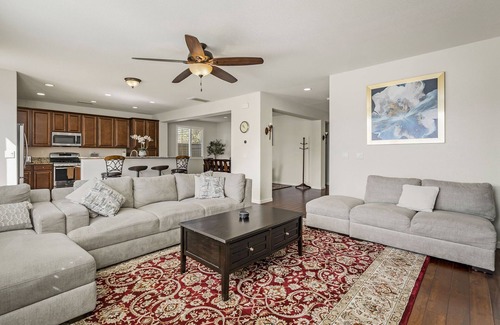 Reno House | Inviting Mt Views Home with 5 Beds & Hot Tub, Near Tahoe