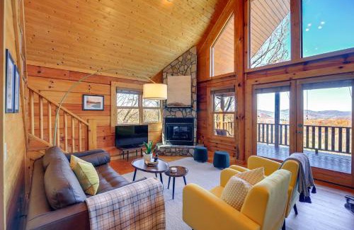 Sparta House | Idyllic Mountain-View Blue Ridge Cabin on Expansive Land