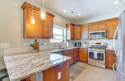 Pueblo House | Mtn-View Hideaway w/Wood Stove in Pueblo!