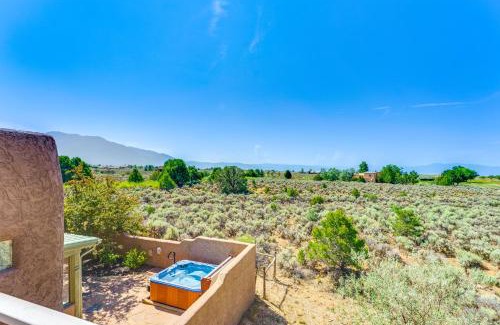 Taos House | Relaxing New Mexico Retreat with Hot Tub & Mountain Views