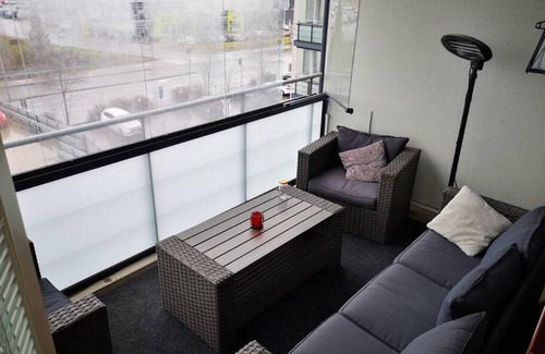 Tampere Apartment | Cozy Apartment with Sauna and Large Balcony for Families