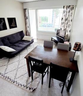 Oulu Apartment | Pet-Friendly Mukava Kaksio: Ideal for Families and Pets