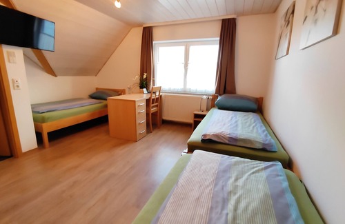 Meckenbeuren Apartment | Comfortable Multi-Bed Room for 3 Guests in Meckenbeuren
