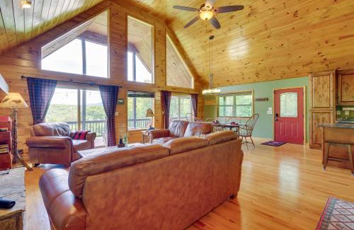 Unaka House | Relaxing Murphy Cabin with Hot Tub and Scenic Mountain Views