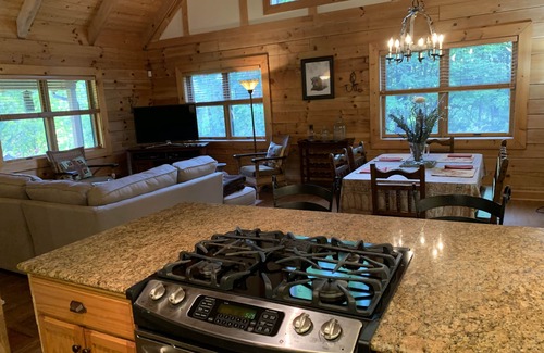 Ellicottville Cabin | Inviting Log Cabin with Breathtaking Mountain Views
