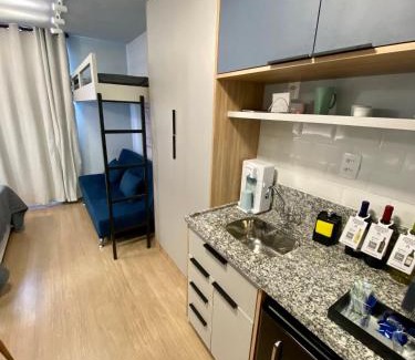 Bras Apartment | Prime Apartment Steps from Brás Metro with Ocean Views