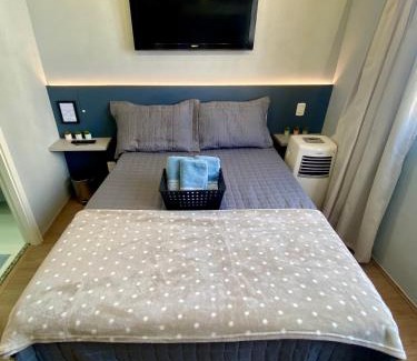 Bras Apartment | Prime Apartment Steps from Brás Metro with Ocean Views