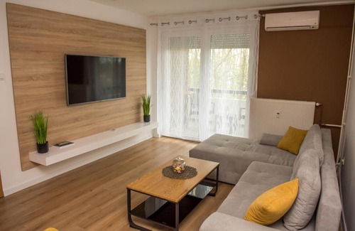 Slavonski Brod Apartment | Guest Rated 10/10 at My Space - Family-Friendly Retreat