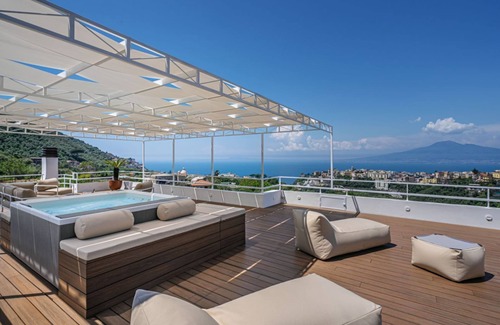 Vico Equense Villa | Elegant Villa on Sorrento Coast with Pool & Ocean View