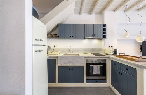 Mykonos House | Mykonos Perla Town House: Prime Location with Pool Access