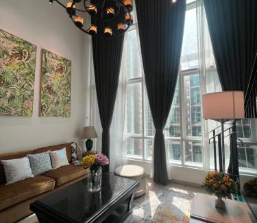 Cyberjaya Apartment | Myra Guesthouse Bohemian Style Mutiara Ville Duplex Apartment