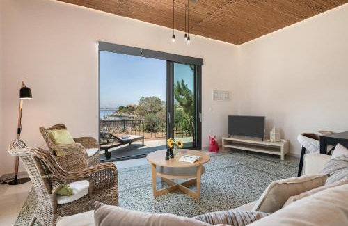 Tersanas Villa | Experience Myrtia Beach House with Oceanfront Views