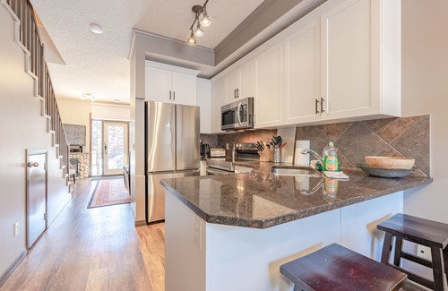 Canmore Ski Chalet | Inviting Mountain Condo Getaway with Year-Round Heated Pool