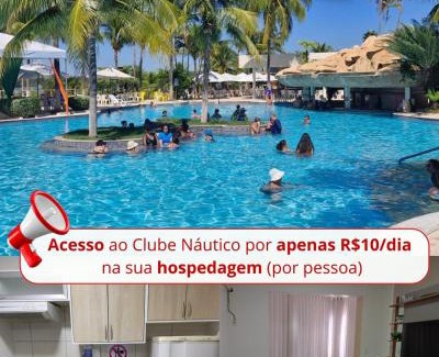 Caldas Novas Apartment | Discover Náutico Flat: Pet-Friendly Retreat with Pool & Hot Tub