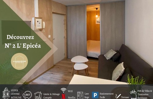 Bethune Apartment | Family-Friendly Escape at N°2 L'épicéa - Appart Hôtel