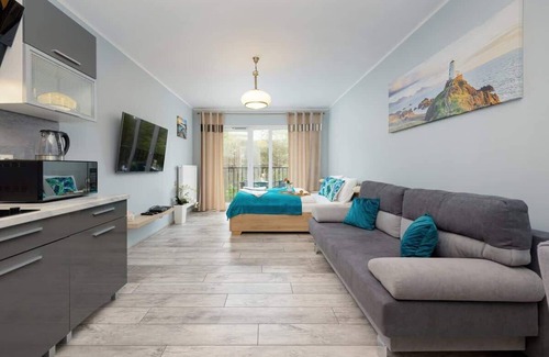 Miedzywodzie Apartment | Relax at Na Wydmach A24: Studio with Balcony & Ocean View