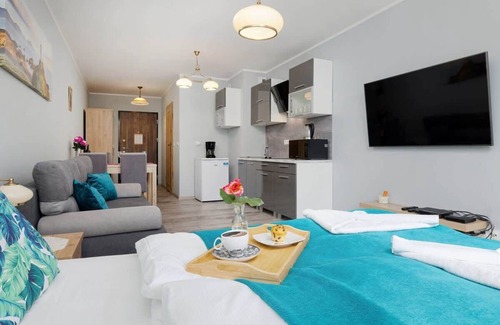 Miedzywodzie Apartment | Relax at Na Wydmach A24: Studio with Balcony & Ocean View