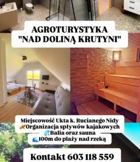 Ukta House | Cozy Retreat at Nad Doliną Krutyni with Hot Tub & Fireplace