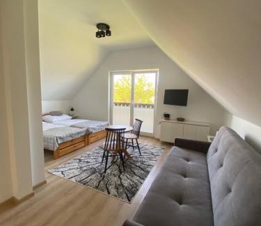 Ukta House | Cozy Retreat at Nad Doliną Krutyni with Hot Tub & Fireplace