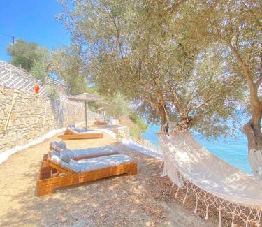 Kerveli Apartment | Experience Nafsika Villas: Oceanfront Bliss with Spa