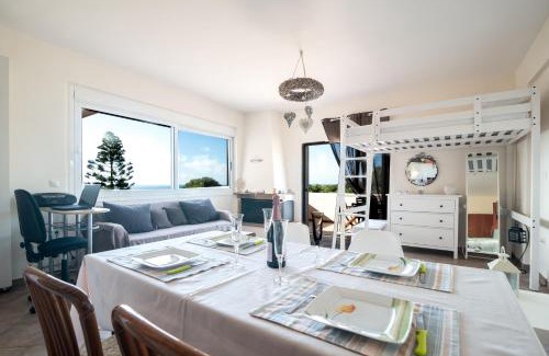 Agrilos House | Oceanfront Naiada Stomio-A Apartment: Rated 9.9/10 by Guests