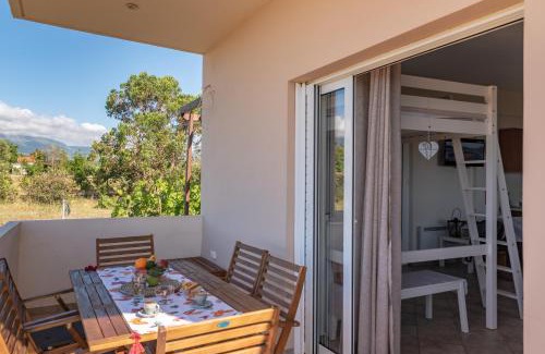 Agrilos House | Oceanfront Naiada Stomio-A Apartment: Rated 9.9/10 by Guests