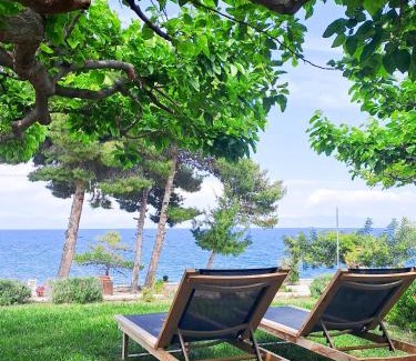 Paralia House | Nama Beach House: Oceanfront Retreat with Private Beach