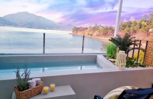 Namhae Apartment | Oceanfront Bliss at Namhae Bay 591 with Hot Tub Access