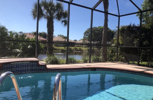 North Naples Villa | Ideal Naples Getaway: Heated Pool & Steps to the Beach