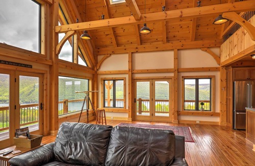 Naples Cabin | Scenic Naples Cabin with Lake Views & Inviting Deck