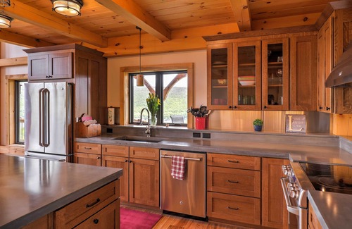 Naples Cabin | Scenic Naples Cabin with Lake Views & Inviting Deck