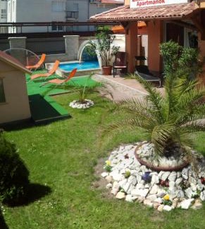 Siofok Aranypart House | Experience Napsugár Resort: Oceanfront Haven with Pool