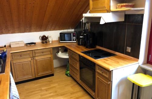 Huenfeld Apartment | Cozy Wood Comfort in Hesse's Kegelspiel - Family Friendly