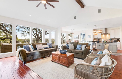 Paleface Lake Country Estates House | Scenic Cliffside Retreat with Cozy Gas Fireplace & Spa
