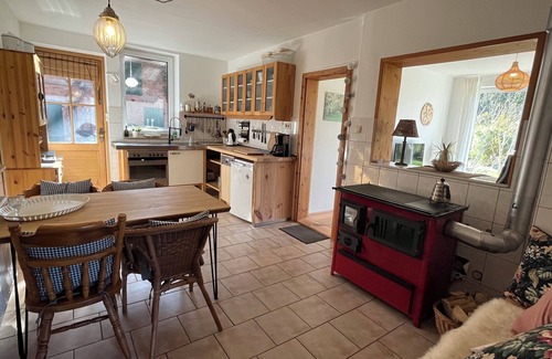 Waddeweitz Apartment | Idyllic Retreat with Ocean View & Private Garden Oasis