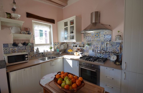 Costiolo House | Panoramic Natural Stone House with Garden and Pool Access
