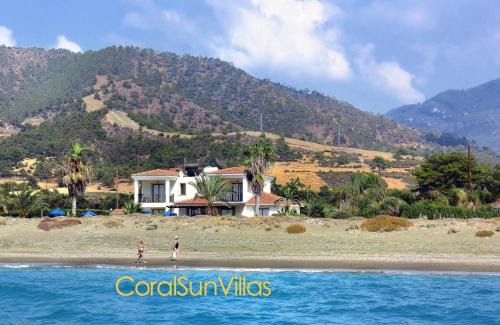 Argaka Villa | Beachfront Villa with Pool, Family Friendly - Nature Escape