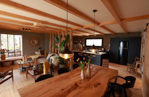 Sant Vicenc de Montalt Ski Chalet | Relaxing Nature Cabin with Ocean View near Barcelona