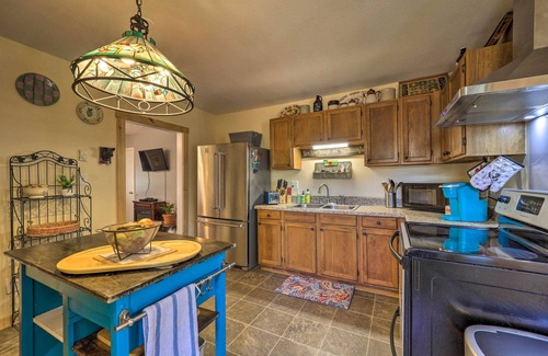 Wytheville House | Nature Retreat in Wytheville with Spa and Covered Porch