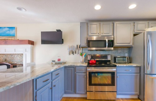 Mashpee House | Inviting Coastal Retreat at Johns Pond with Pool & Ocean View