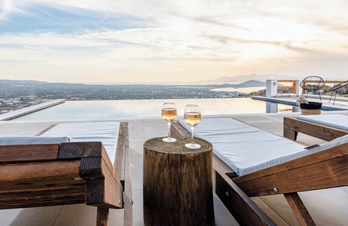 Naxos Town Villa | Experience Naxos Skyline Villas with Ocean Views & Pools