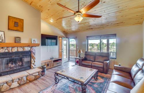 Heber House | Explore Pet-Friendly Overgaard Cabin by Scenic Lakes & Trails