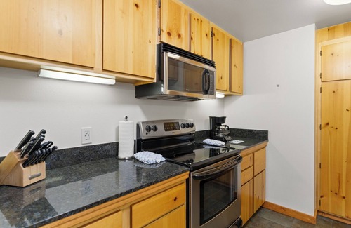 Lakeside Village Condo | Near Lakeside Village, Shuttle to Lifts & River Run Village Shops and Dining!