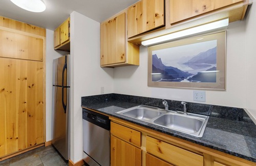 Lakeside Village Condo | Near Lakeside Village, Shuttle to Lifts & River Run Village Shops and Dining!