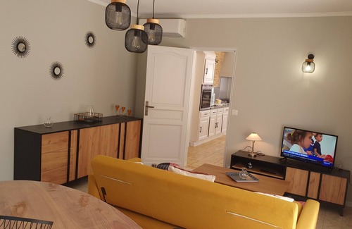 Saint-Andre-dAllas Cottage | Idyllic Escape at La Grande Salamandre with Pool & Views