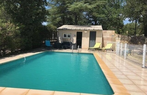 Saint-Laurent-La-Vernede House | Tranquil House with Pool near Uzes for Up to 13 Guests
