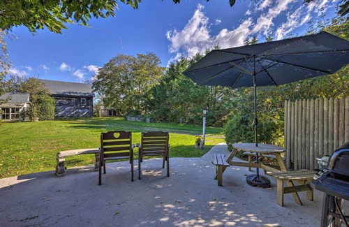 Cutchogue House | Historic North Fork Farmhouse Steps from Wineries & Spa