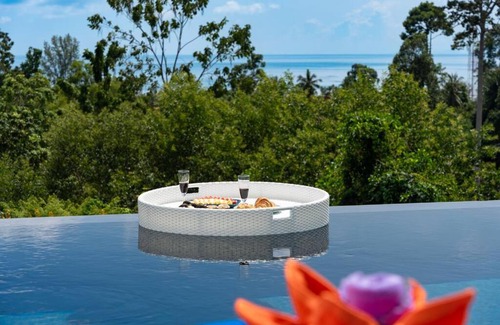 Maret Villa | Scenic Nelumbo Villa - Lamai Seaview with Pool & Ocean View
